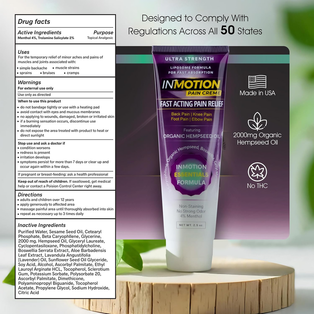 Inmotion Pain Creme — 2.5 Oz