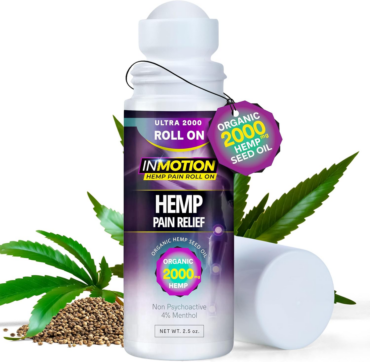 Inmotion Hemp Pain Relief Roll-On — 2.5 Oz