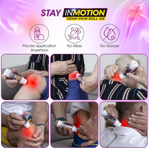 Inmotion Hemp Pain Relief Roll-On — 2.5 Oz